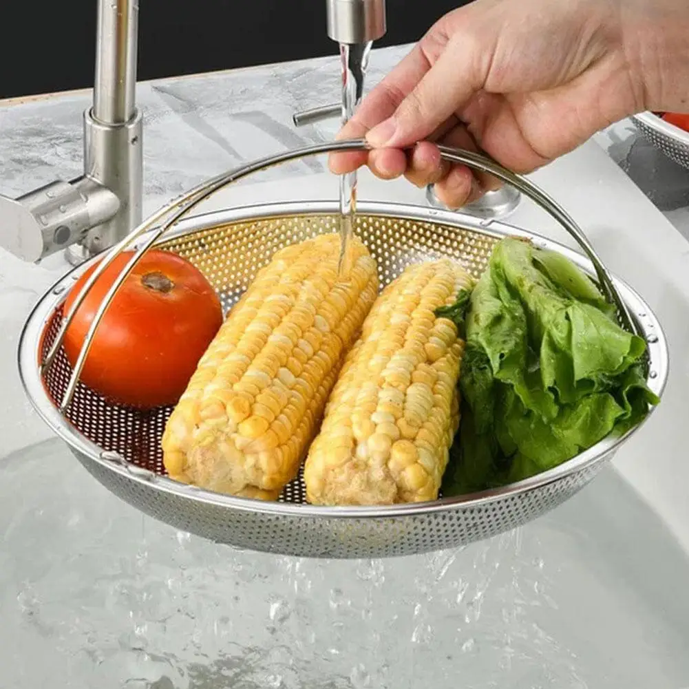 Multifunctional Kitchen Sink Strainer Basket Set Double Layer Fruit Vegetable Basket 1/6pcs Fruit Washing Basin Vegetable Drain Mallzona