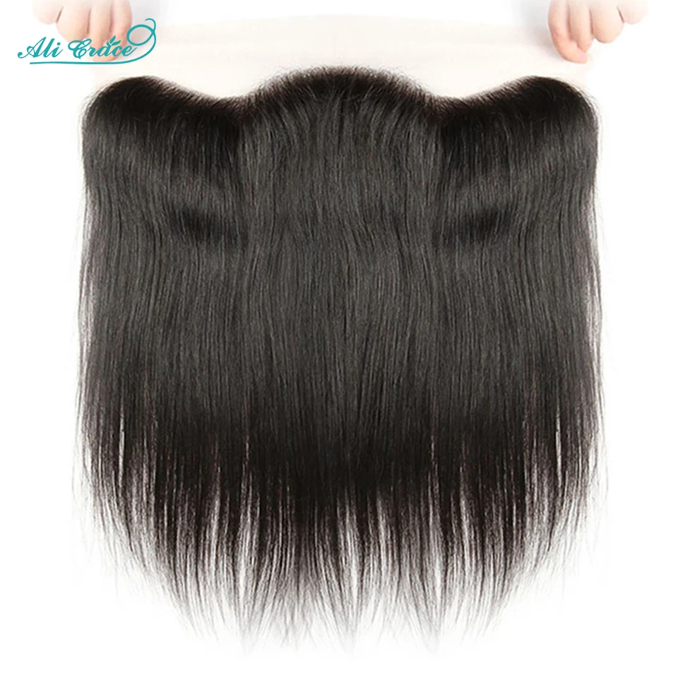 

Ali Grace прямые 13х4 прозрачные кружевные фронтальные бразильские человеческие волосы Remy с детскими волосами отбеленные узлы