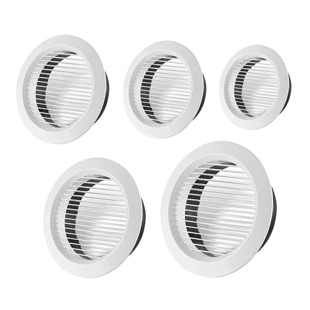 75-200mm Air Vent Exhaust Hood Round Ducting Ventilation Grilles Bathroom Waterproof Outlet Cooling Home Office Air Vent air vent grille ventilation grille ducting ventilation cover