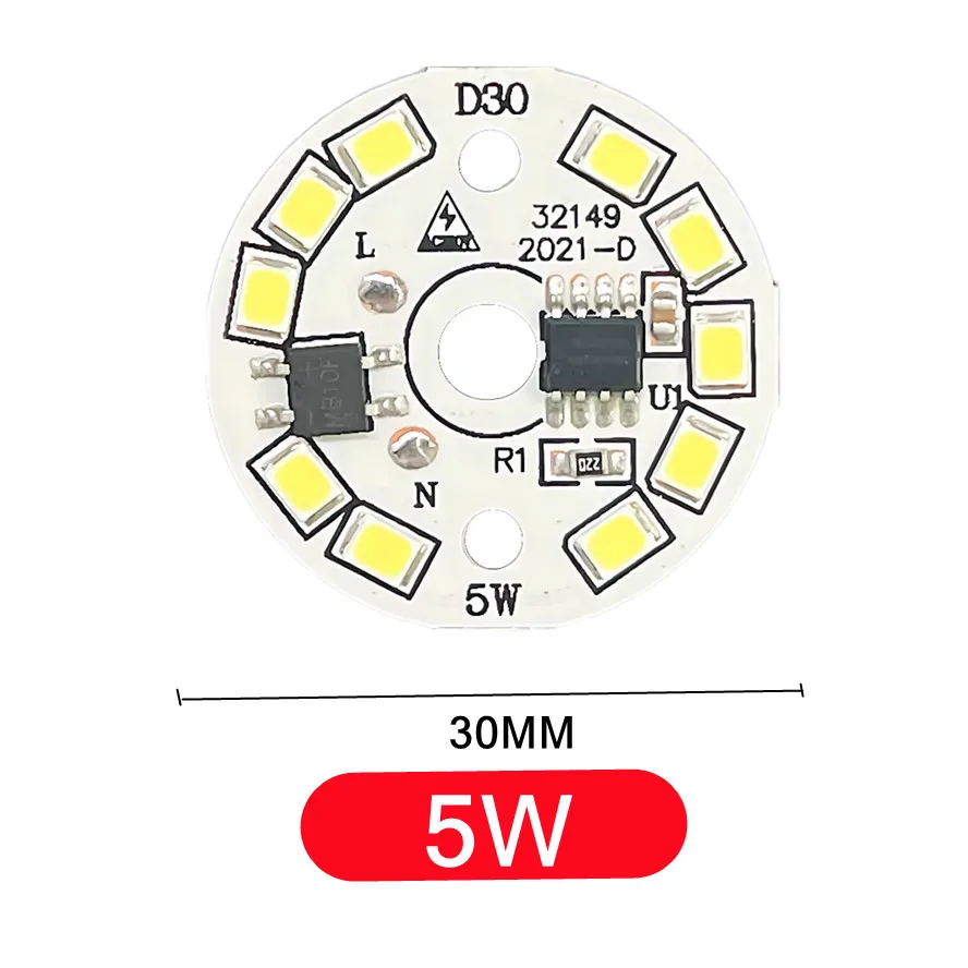 ตัวเลือกสินค้า ชิป LED กำลังสูง SMD 2835 สำหรับหลอดไฟ AC 220V