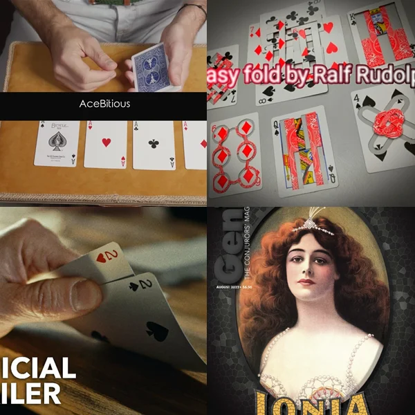 

AceBitious by Yoann Fontyn，Easy Fold by Ralf Rudolph，Expert at the Card Table Looking for Erdnase，Genii Magazine(August 2022)