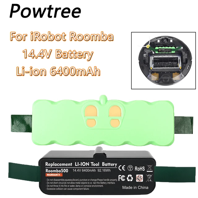 Roomba Series 500 Li-ion Battery  Irobot Roomba 775 Series Battery - 6.4ah  14.4v - Aliexpress