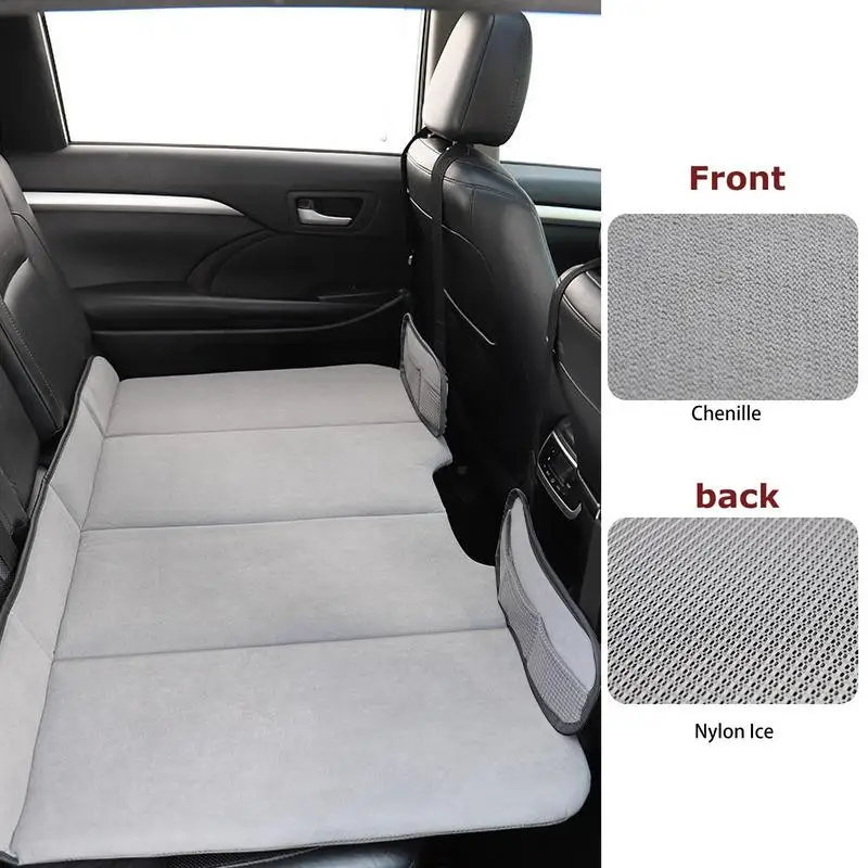 

Backseat Mattress For Car Foldable Rear Seat Car Camping Mattress Thickened Double Sided in car sleeping Pad For SUVs Trucks