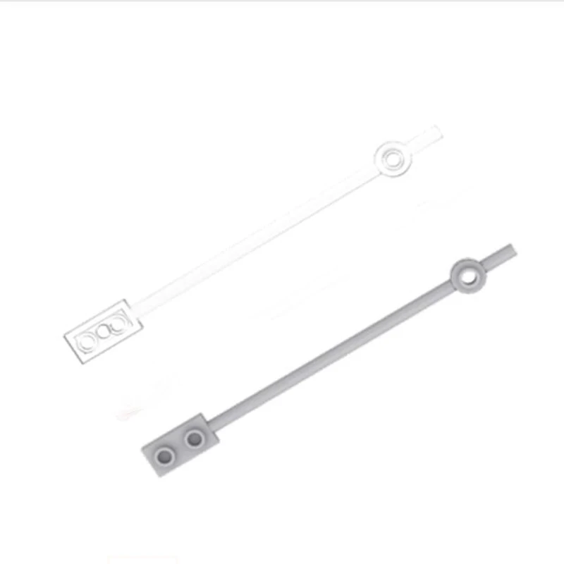 12L Bar with Hollow Studs and Round Plate End - Educational Building Blocks