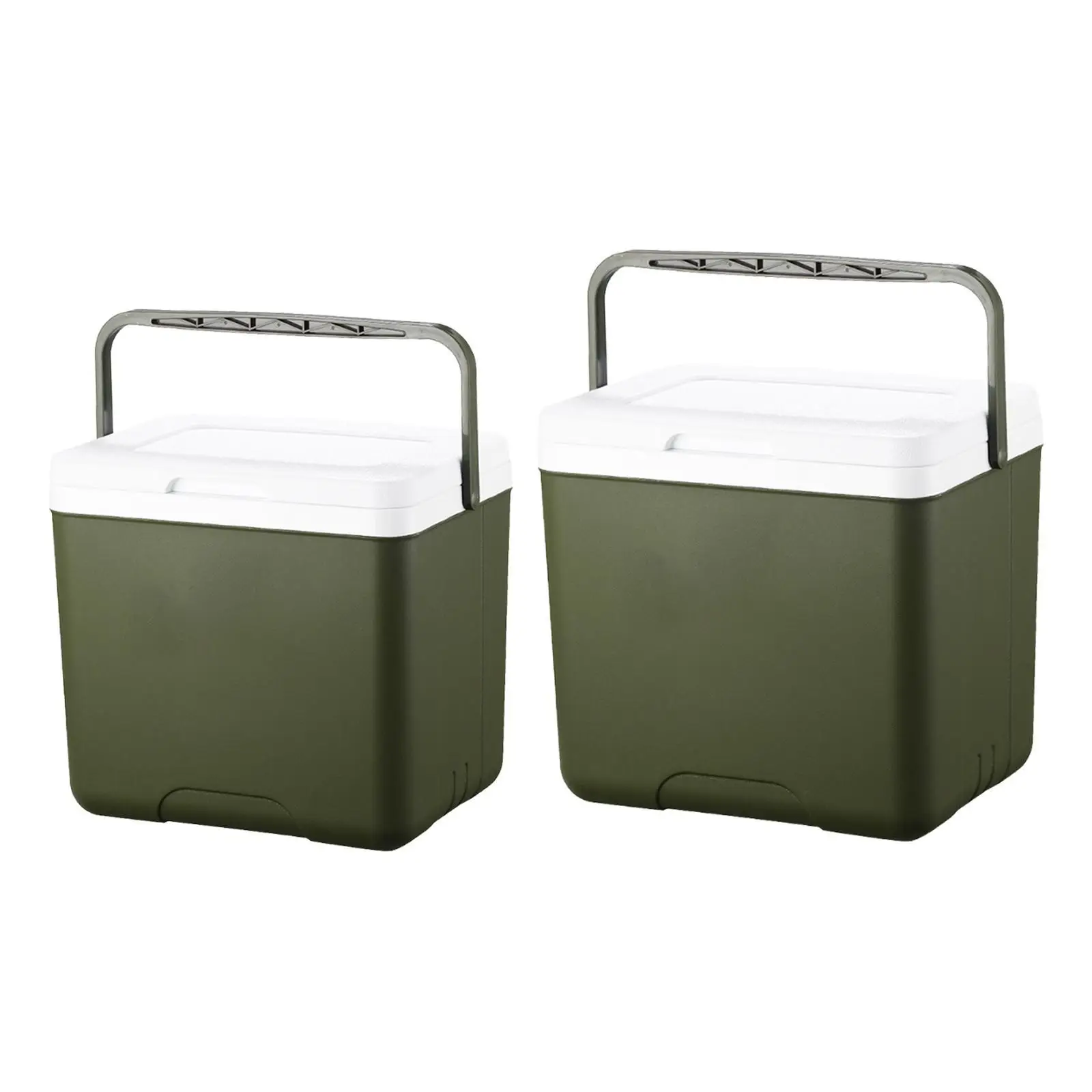 Cooler Box Container Portable Beverage Storage Organizer Hot/Cold Retention Cooler Ice Chest Small for BBQ Picnic Beach Party