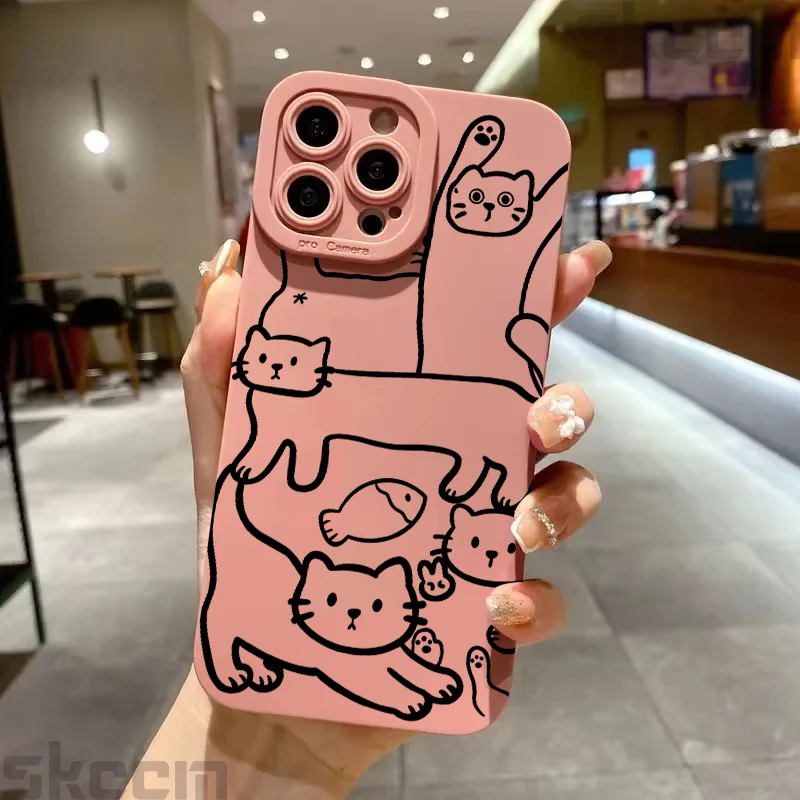 Funny Calculating Cat IPhone Case