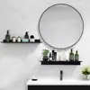 Floating Bathroom Shelves Without Drilling Storage Wall Rack Home Organizer Ledge Hardwares Cabinet Kitchen Toilet Accessories 4