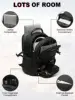 50L Extra Large Laptop Backpack with USB Charging, Travel Backpack for Men Women, Carry Backpack 17inch Black Executive Work Bag 3
