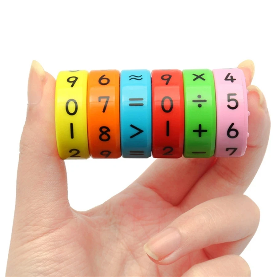 1X5 Cubo Magico 1-9 Numerical Calculation Magic Cube Professional Brain Teaser Puzzle Toy For Children Gift