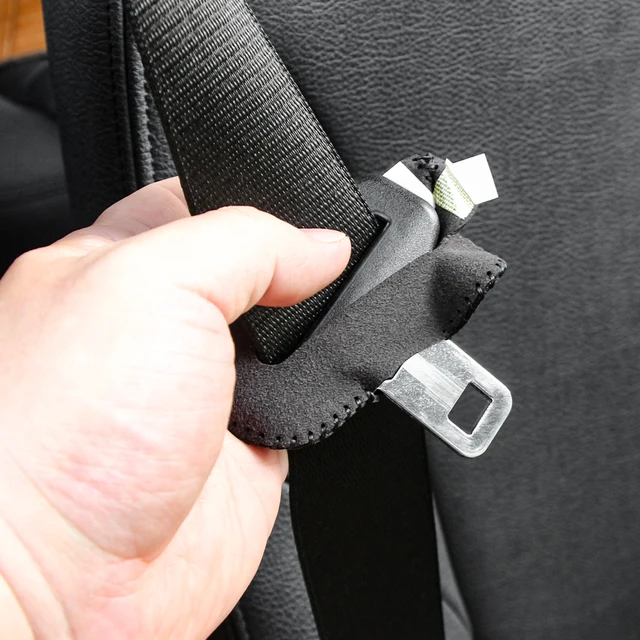 Protecteur universel de ceinture de sécurité de voiture, anti-collision,  housse de ceinture de sécurité pour intérieur de voiture, étui à boutons,  accessoires automobiles - AliExpress