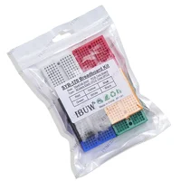SYB-170 Universal Solderless Prototype Breadboard 170 Tie-points Mini Breadboard DIY Kit White Black Red Yellow Blue Green Each1 - Image 2