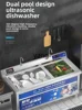 YJQ ultrasonic dishwasher commercial kitchen equipment canteen catering hotel restaurant fully automatic 5