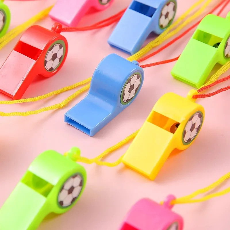 12pcs Cheerleading Whistle For Children'S Student Games Keep Going Football Vocal Concert Hanging Rope Props Referee