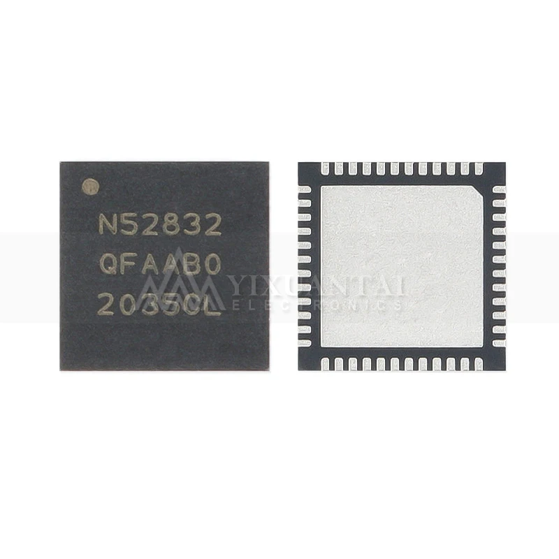 

10PCS/LOT NEW Original NRF52832-QFAA-R Marking: N52832 QFN-48 NRF52832 QFAA R QFN48
