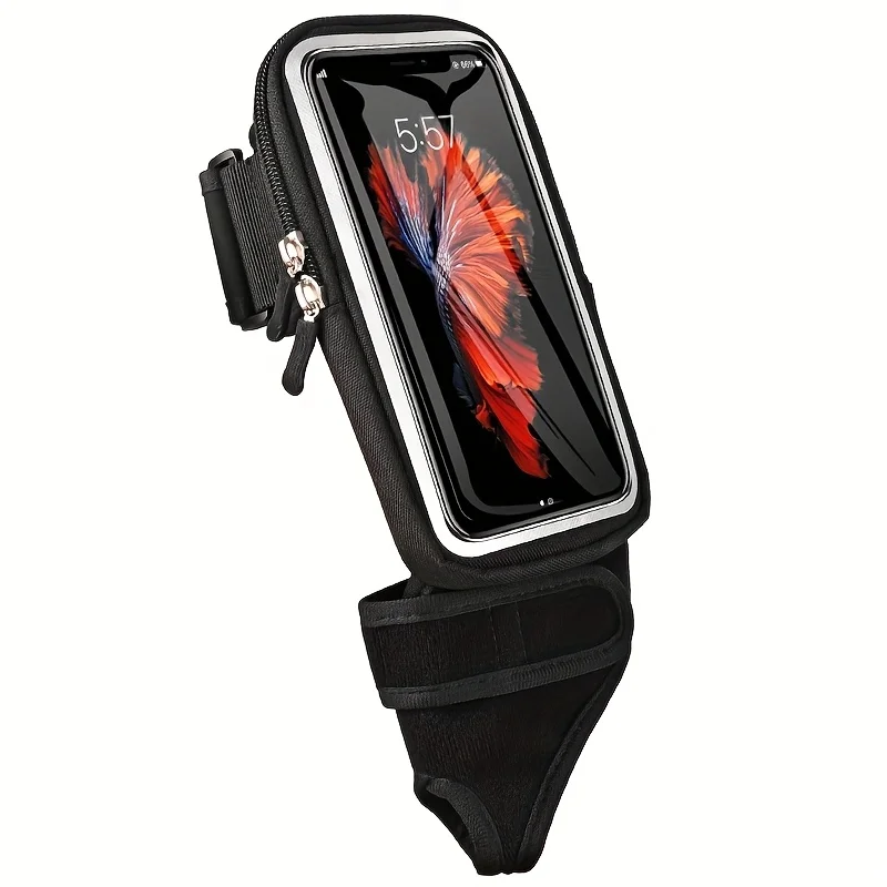 Outddor Touch Screen Running Bags For iPhone 16 15 14 13 Pro Max 16 Plus 16E Xiaomi Samsung Cycling Fitness Armband Wrist Pouch 5
