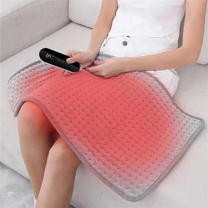 75W 30x40cm 4-Speed Timing 9-Speed Temperature Control Electric Heating Blanket Winter Thermal Pad Body Abdomen Back Legs Warmer