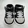 Spring and Autumn Baby Shoes Classic Trendy PU High Top Sports Shoes Basketball Shoes Soft Sole Lightweight Walking Shoes 3