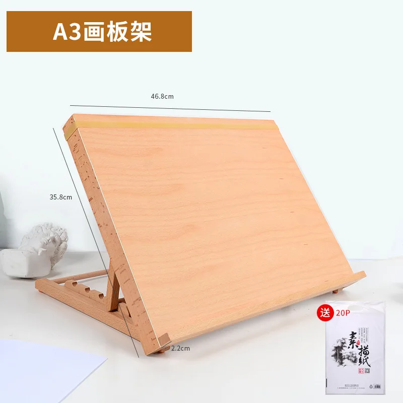 M17F Adjustable Desk Easel Wooden Easel Stand Desktop Art Display Holder  for Home Art Drawings DIY Crafts Photos Displaying - AliExpress