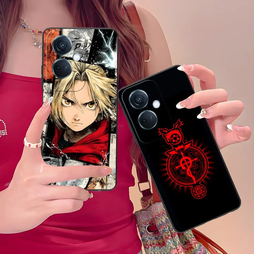Fullmetal Edward Elric Vibrant Phone Case with Colorful Printing Design