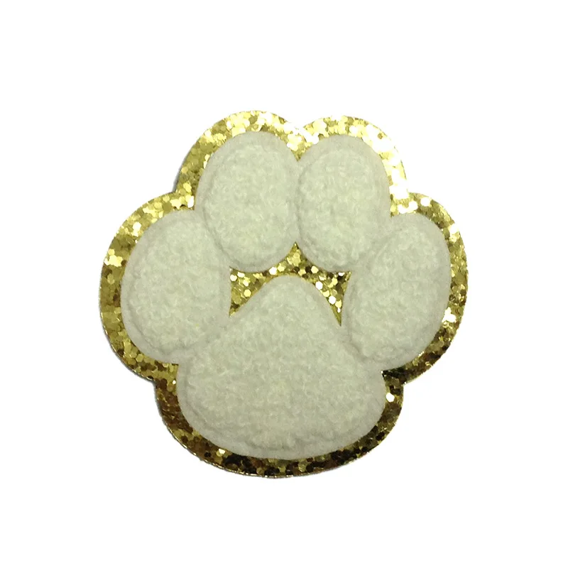 1Pc Sequin Chenille Embroidery Patches Rainbow/Lightning/Heart Patches Appliques Iron On Patches For Children Woman Clothes 