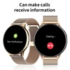For Samsung Bluetooth Call Smart Watch Women Custom Dials Smartwatch Waterproof Music Watches HD Full Touch Bracelet Clock 2024 2