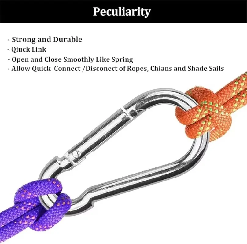Mini Alloy Carabiner Hook 3