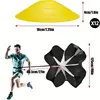 1set Football Soccer Training Equipment Fitness Speed Training Resistant Parachute Chute Running Umbrella 4