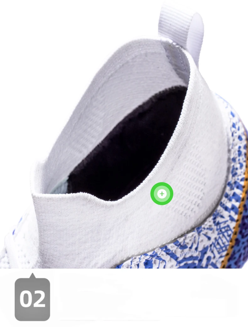 Description Picture 5 of itemHigh Top Men Soccer Shoes FG/TF Anti-Skid Male Football Boots Kids Grass Training Ankle Cleats Soccer Sneakers