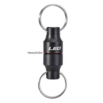 Portable Steel Fishing MRC Strong Magnetic Quick Release Clips Net Release Keeper with Carabiner Alloy Magnet Fishing Gear 6