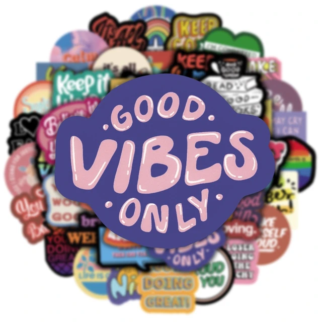 1.5 Inch Positive Stickers Motivational Encouragement Quote Label Stickers Inspirational  Stickers for Greeting Cards - AliExpress