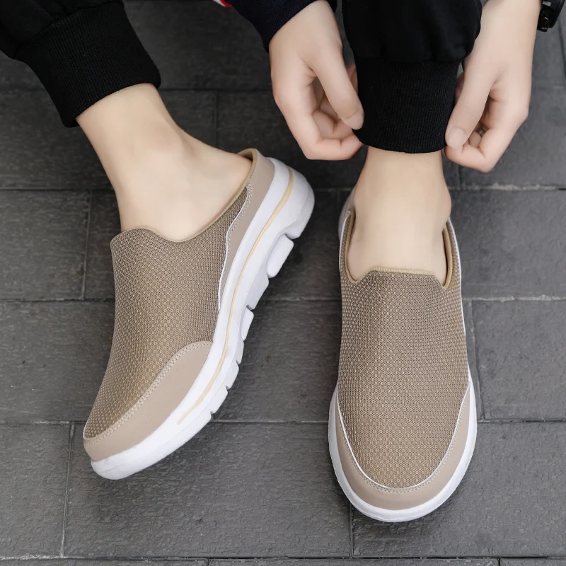 Loafer Men Summer Shoes Men Comfortable Fashion Walking Footwear Plus Size 35-47 Platform Slippers Sneakers Men Casual Shoes