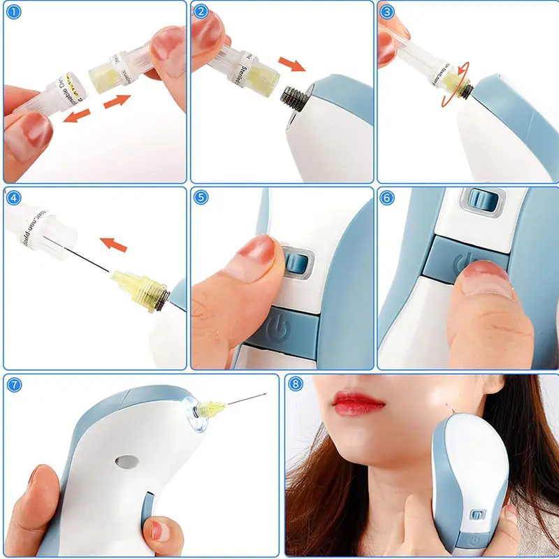 Îngrijire facială Maglev Plasma Pen a 4-a generație, îndepărtare alunițe, ridicare pleoape, tatuaj, pistrui, fibroblaste, îndepărtare negi, kit de îndepărtare facială_voghion.com