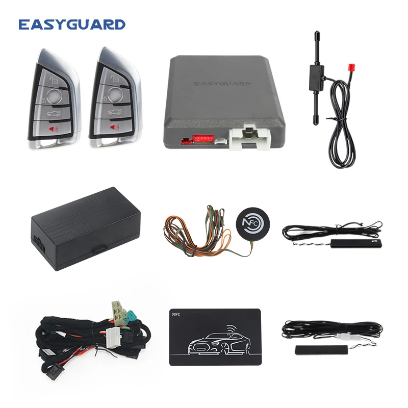 Фото EASYGUARD CAN BUS LCD приложение 4g lte стиль подходит для BMW F10,F06,F12,F13,F11,F18,F07,5 серий, M5,5GT,6 серий PKE дистанционный пусковой комплект №1