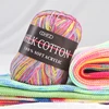 50g Milk Cotton Yarn Soft Warm Multi Color High Quality Baby Cotton Wool for Hand Knitted Sweater Hat Scarf Coat DIY Crafts 1
