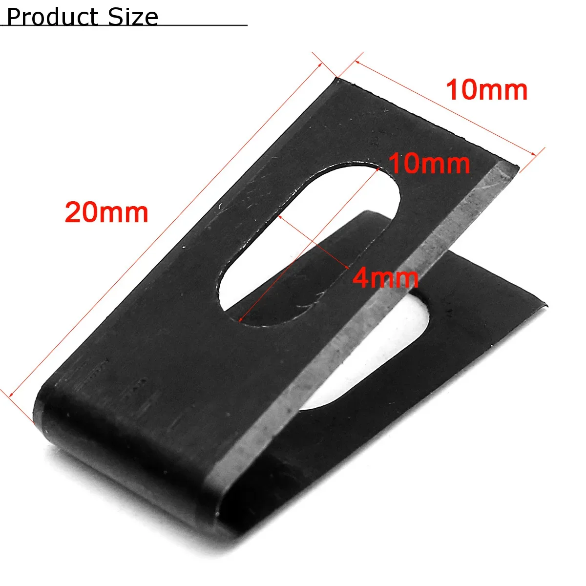10X Painted Black Matt Iron Floor Vinyl Welding Grooving U And V Blades 20X10MM