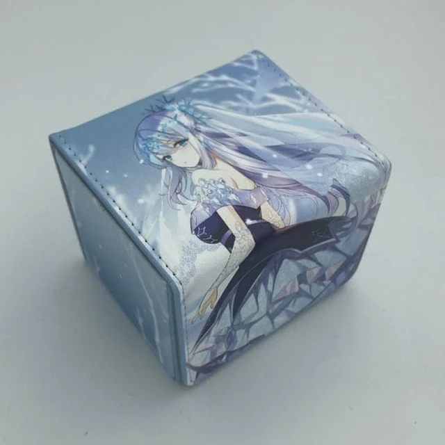 Yugioh Trading Card Deck Box Yu-Gi-Oh! Figure Teardrop the Rikka Queen OCG  Cards Protector Case Pu Leather Storage Box 100+ - AliExpress