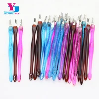 50/100 Pcs/Bag Scrape Dead Skin Push Fork Pedicure Nails Tools Cuticle Remover  V-shaped Sharp Trim Barbs and Exfoliate Manicure