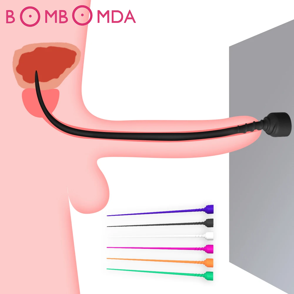 Long Urethral Dilator Catheter Penis Plug Sounding Horse Eye Stimulation Adult Products urethral dilator silicone urethral dilator