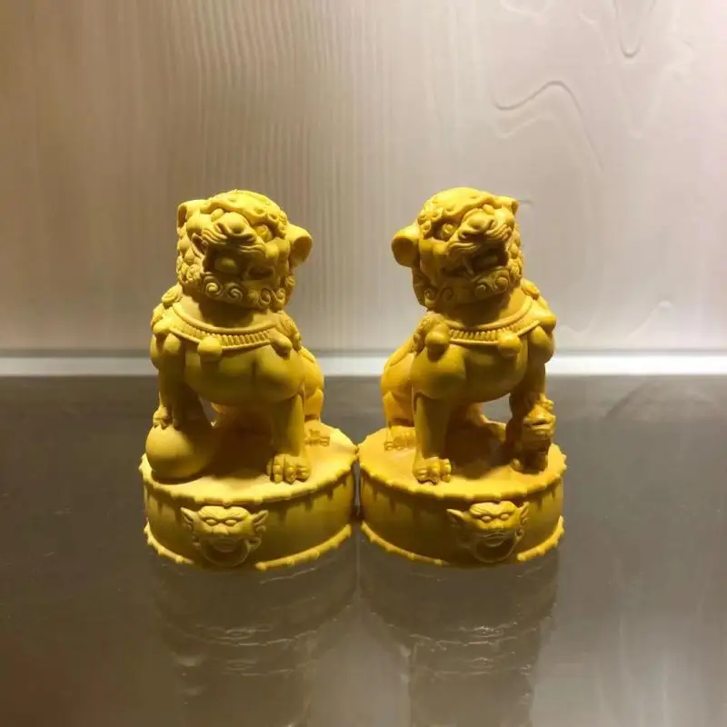 

Baibai резьба из самшита fortune lion seal Wenplay ручная резьба по дереву