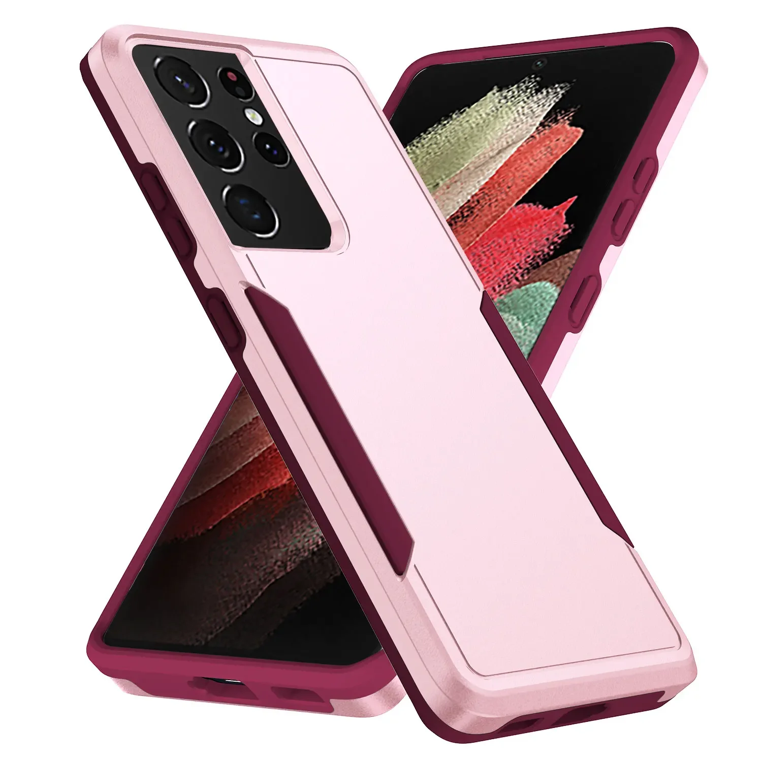 Rugged Shockproof Phone Case with Heavy Armor Protection
