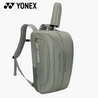 YONEX High Quality Badminton Racket Sports Backpack Leather Tennis Shoulder Bag 4-6 Pieces Racket Backpack Multifunctional Fit 1
