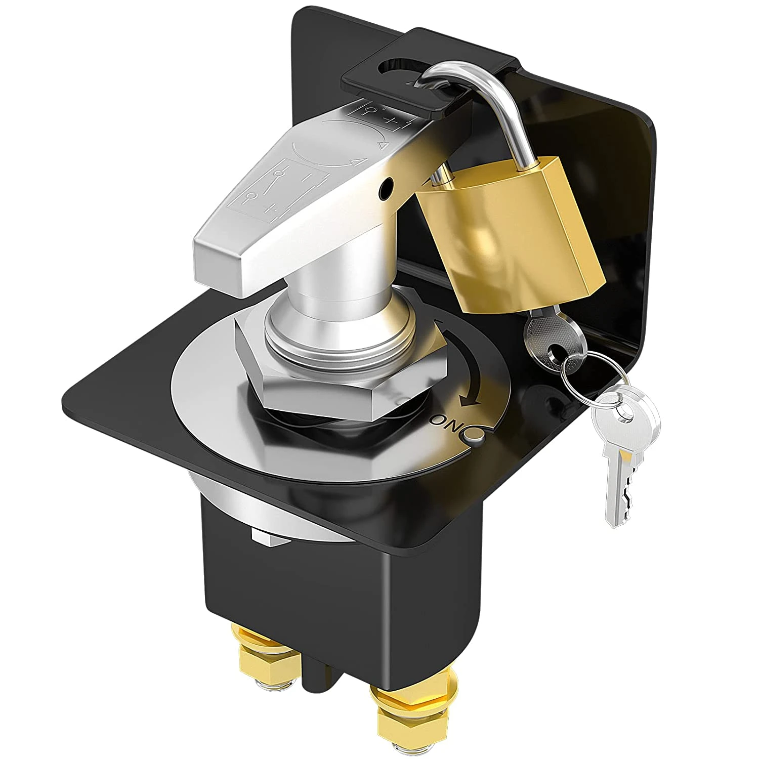 500A 12V 20247 Battery Disconnect Switch with Lockout Plate Heavy Duty