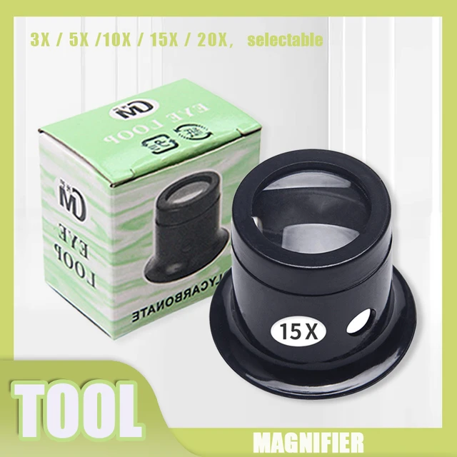 10X Portable Monocular Magnifying Glass Magnifier Loupe for Watch Jewelry  Repair - AliExpress