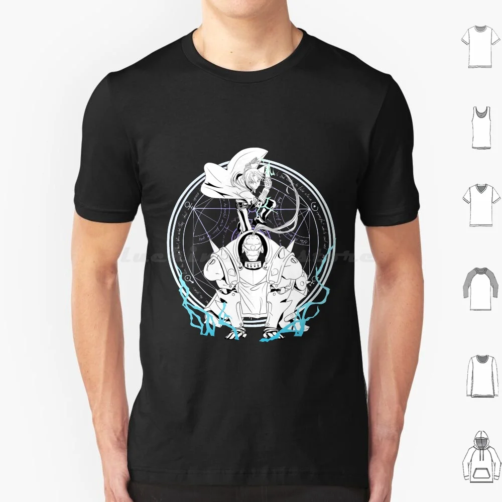 Fullmetal Alchemist T Shirt Big Size 100% Cotone Fullmetal Alchemist Full Metal Alchemist Anime Manga 90S Retro Edward Elric