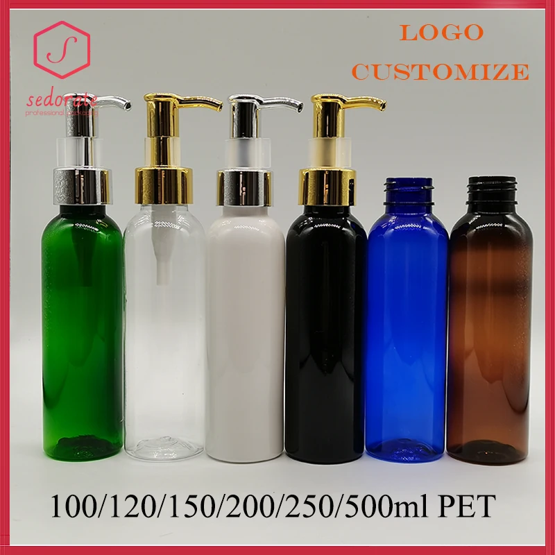 ขวดพลาสติกเปล่าถอดขวดอุปกรณ์ปั๊มน้ำมันฝา100มล. 120มล. 150มล. 200มล. 250มล. 500มล. ขวดรีฟิล41101-1 1