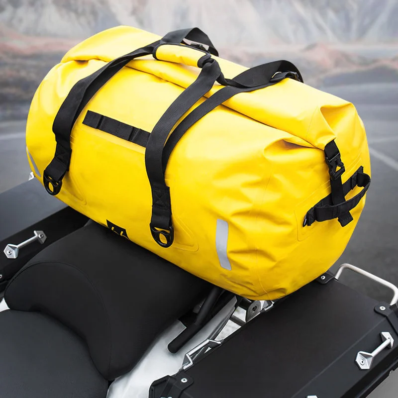 

40L 66L 90L Waterproof Tail Bags Back Seat Bags Travel Bag Luggage Rear Seat Bag Pack Universal Motorcycle Bags For BMW HONDA