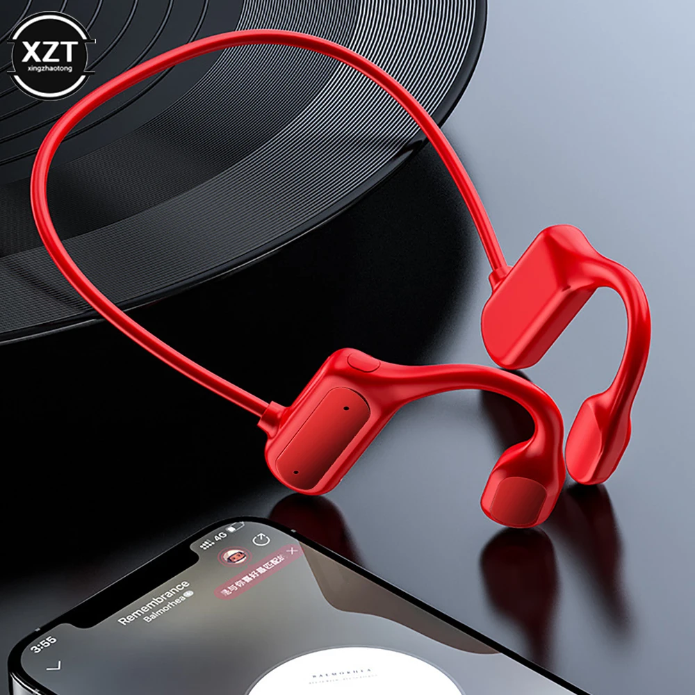 Wireless Bluetooth Sports Stereo Headset - Bone Conduction Audio, Waterproof with Microphone