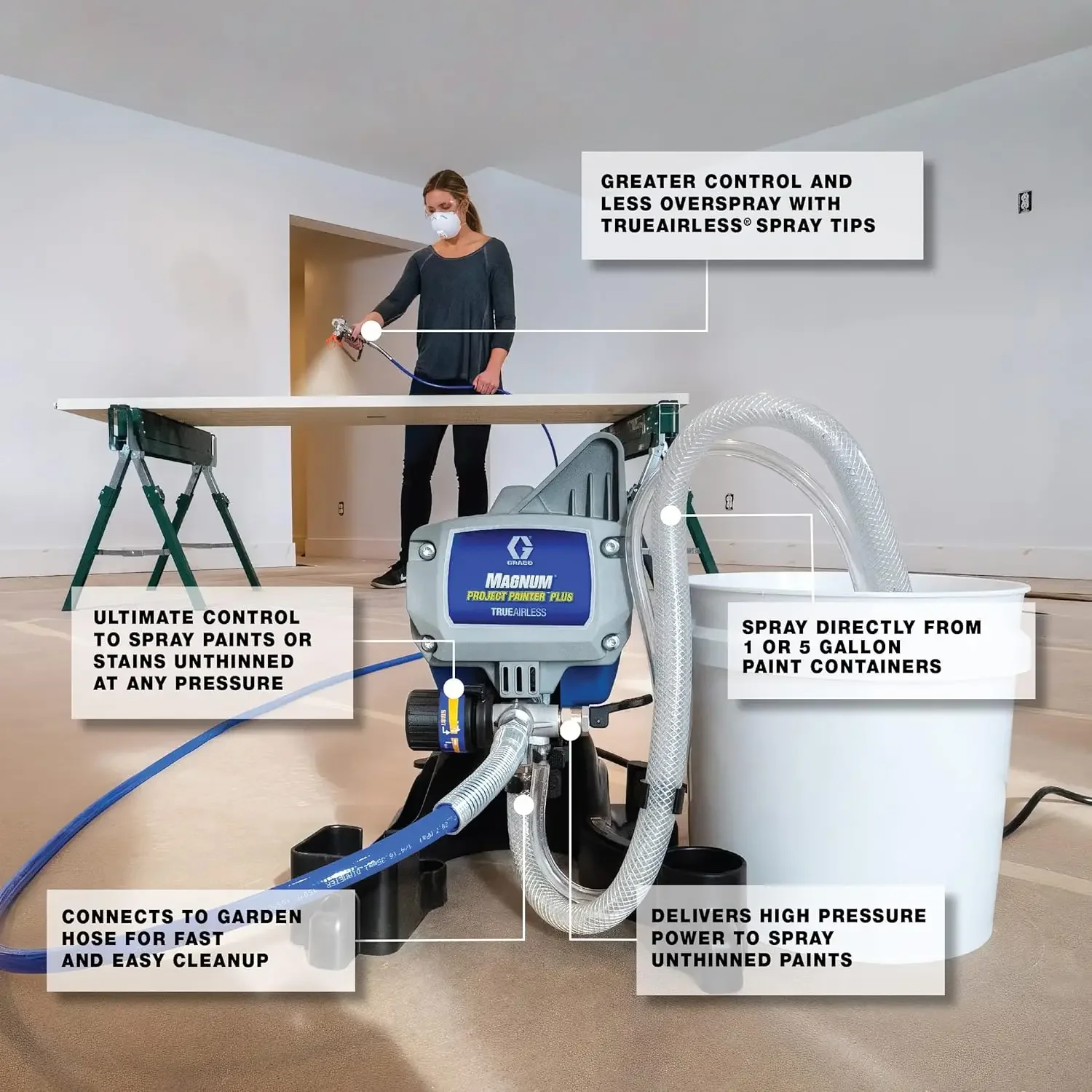 Paint Sprayers Graco Magnum Plus Graco Airless Paint Sprayer