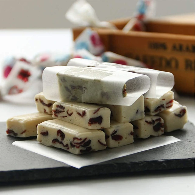 Nougat Paper - Papel comestible de oblea de arroz hecho a mano para  envolver dulces, 500 unidades