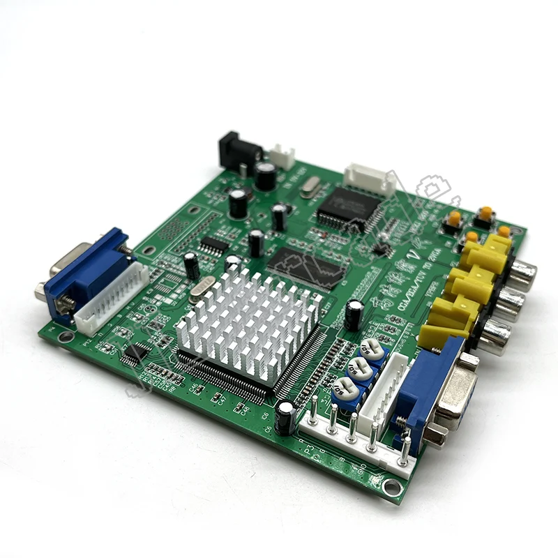 GBS 8200 아케이드 게임 컨버터 보드, CGA, YUV, EGA, RGB 신호-VGA, HD 비디오, 듀얼 출력, 비차폐 보호